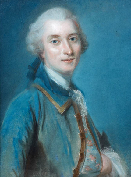 Charles-Daniel de Talleyrand-Périgord - portrait présumé au pastel de Louis Vigé